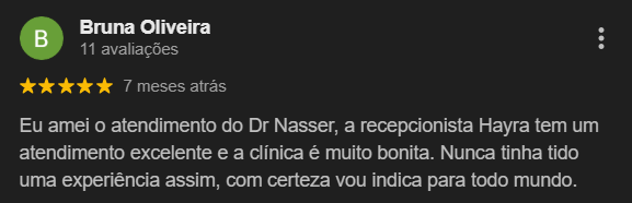 Avaliação Google — Odonto Prime